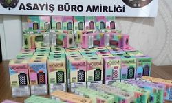 100 bin TL değerinde kaçak elektronik sigara ele geçirildi