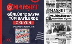 Gazetemizin Bugünkü Manşeti