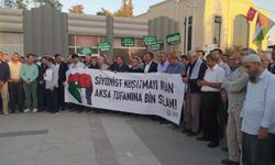 Kahramanmaraş'ta Filistinlilere destek amacıyla gösteri düzenlendi