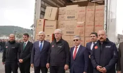 Azerbaycan'dan Kahramanmaraş'a 18 tonluk yardım malzemesi