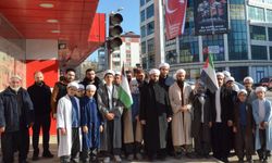 Afşin'de şehitleri anma ve Filistin'e destek programı düzenlendi