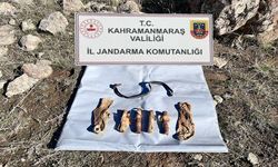 Kahramanmaraş'ta teröristlere ait yaşamsal malzemeler ele geçirildi