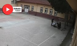 Okul bahçesinde kalbi duran öğrenciyi öğretmeni kurtardı: O anlar kamerada
