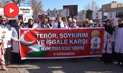Kahramanmaraş'ta sağlık çalışanlarından terör ve işgale karşı "sessiz yürüyüş"