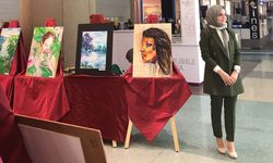 Kahramanmaraş'ta 'geri dönüşümden sanata' resim sergisi