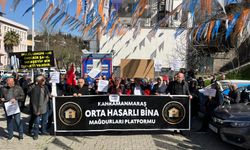 Eylemciler Kahramanmaraş’ta yolu trafiğe kapattı