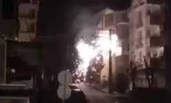Trafoda patlama oldu, 10 sokak elektriksiz kaldı