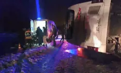 Yolcu otobüsü devrildi: 21 yaralı