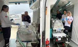Ambulans uçak, 2 günlük İnci bebek için havalandı