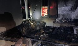 Kahramanmaraş’ta bir evde yangın çıktı
