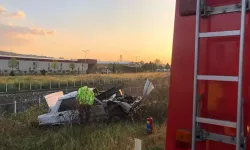 Takla atan otomobilden fırlayan sürücü öldü