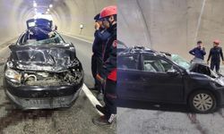 Göksun tünellerinde trafik kazası: 1’i ağır 4 yaralı