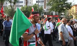 Kahramanmaraş'ta İsrail'in Filistin'e yönelik saldırıları protesto edildi