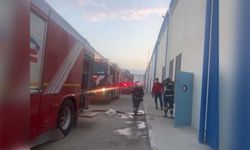 Dulkadiroğlu tekstil fabrikasında çıkan yangın söndürüldü