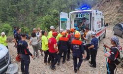 Kahramanmaraş'ta kanyonda fenalaşan kadın kurtarıldı