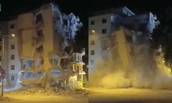 Gaziantep’te 6 katlı bina yıkımda çöktü