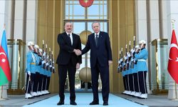 Cumhurbaşkanı Erdoğan, Azerbaycan Cumhurbaşkanı Aliyev'le bir araya geldi