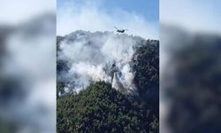 Kahramanmaraş’ta sarp arazideki yangın 3 gündür sürüyor