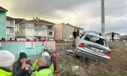 Polisten kaçan alkollü sürücü otomobille takla attı