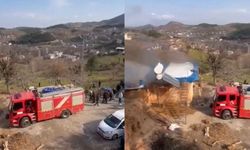 Kahramanmaraş'ta tüp patlaması, evi kül etti