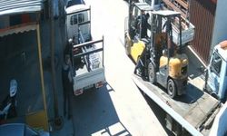 Forklift kazasında 1 kişi feci şekilde hayatını kaybetti