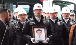 Trafik kazasında şehit olan polis memuru son yolculuğuna uğurlandı