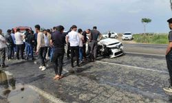 Minibüs ile otomobil çarpıştı: 5 yaralı