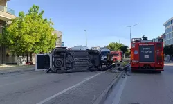 Ekip otosu kaza yaptı: 2'si polis, 5 yaralı
