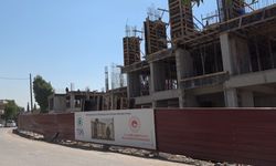 Kahramanmaraş'ın eski mahallelerinde deprem konutları yükseliyor