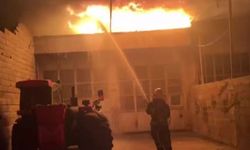 Kahramanmaraş'ta iş yeri yangını