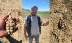 104 yıllık patlamamış el bombası bulundu