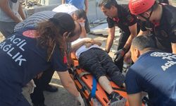 Kahramanmaraş'ta mermerin altında kalan işçi hayatını kaybetti