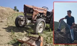 Traktör, tarlaya uçtu; 16 yaşındaki Yusuf öldü