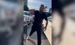 Kadın sürücü, 2 çocuğunun yanında saldırıya uğradı