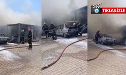 Kahramanmaraş'ta 3 konteyner ve 1 araç küle döndü