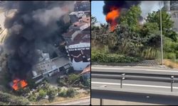 Mobilya atölyesinde çıkan yangın söndürüldü