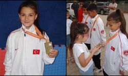 10 yaşındaki karateci Arin Vefa, Balkan şampiyonu oldu