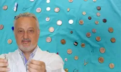 Profesörün, 'yanlışlıkla yutulanlar' koleksiyonu