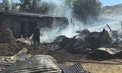 Kahramanmaraş'ta tandırlıkta çıkan yangın hasara neden oldu