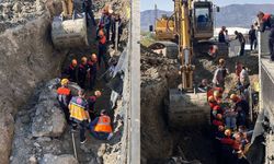 Tünel çevresinde toprak kaydı, 2 işçi göçük altında kaldı