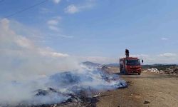 Çöplük alanda çıkan yangın söndürüldü