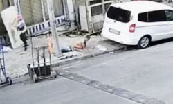 Balkondan düşen 4 yaşındaki çocuğun görüntüleri kameraya yansıdı