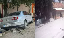 Otomobil, kahvehaneye girdi: 1 ölü, 2 yaralı