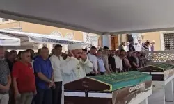 Atık yağ tankına düşüp ölen anne ile oğlu toprağa verildi