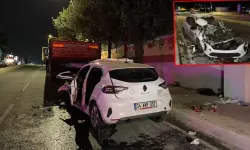 Otomobil park halindeki TIR'a çarptı: 1 ölü, 4 yaralı