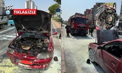 Kahramanmaraş’ta araç yangını korkuttu