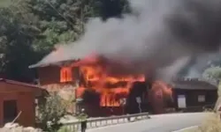 Sosyal tesislerde yangın; restoran ile kafe yandı