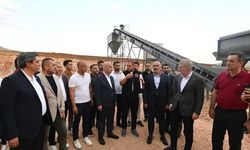 Görgel ve Kirişci, Kuzey İlçelerin Yol Ağına Güç Katacak Tesiste İncelemelerde Bulundu
