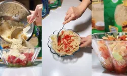Kahramanmaraşlıların yeni trendi; Tarhana Salatası