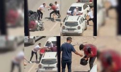 Kahramanmaraş'ta trafikte motokuryeyi tekme tokat dövdüler
